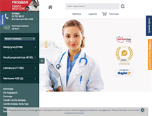 Tablet Screenshot of ksiazki-medyczne.eu